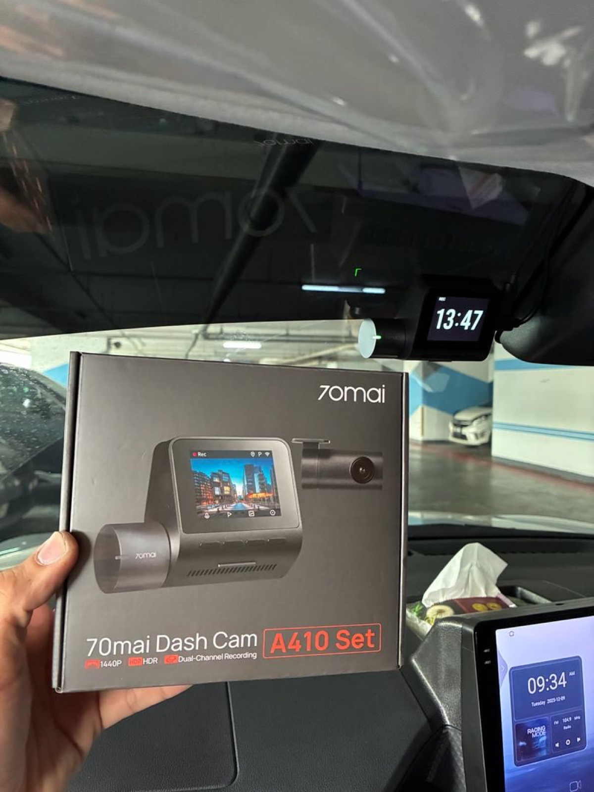 Perodua Ativa — front-facing dashcam view